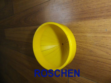 노란 색깔 SPT 견본집 부속 튼튼한 플라스틱 바구니 리테이너